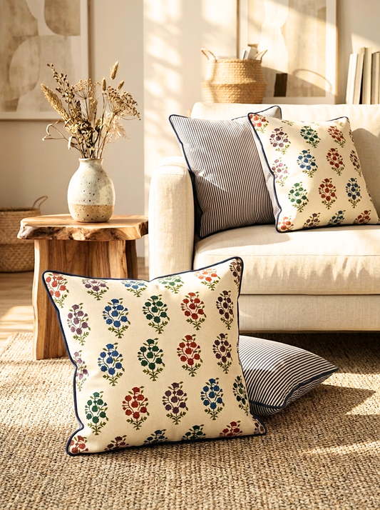 Neelpushp Reversible Cotton Cushion