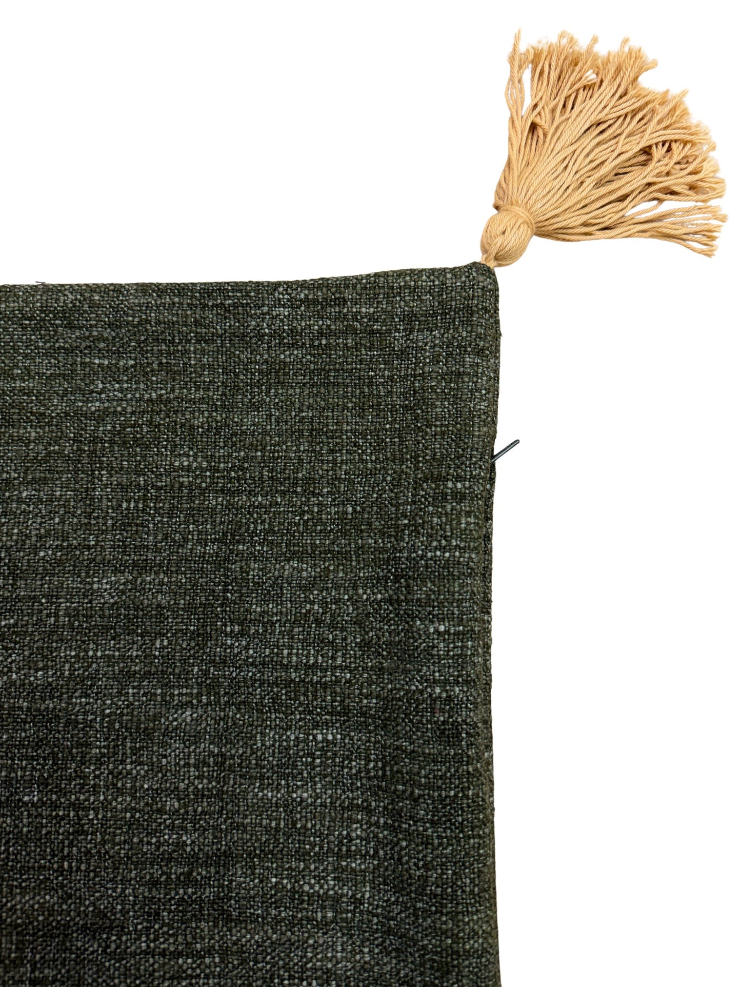 Olive Cotton Cushion Cover