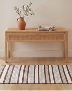Prithvi Handwoven Accent Rug front view