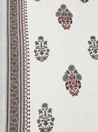 Slate Poppy Reversible AC Quilt - Mulmul - King