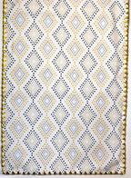 Aura Alabaster Reversible Table Runner - 6 Seater