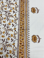 Gulbahar Cotton Percale Bedsheet - Premium Home Decor by Moraari