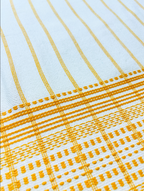 Saffron Grid Hand Towels - Set of 2 - Premium Home Decor by Moraari