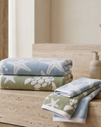 Seaside Duo Bath Towel Set - 2 Bath, 2 Hand