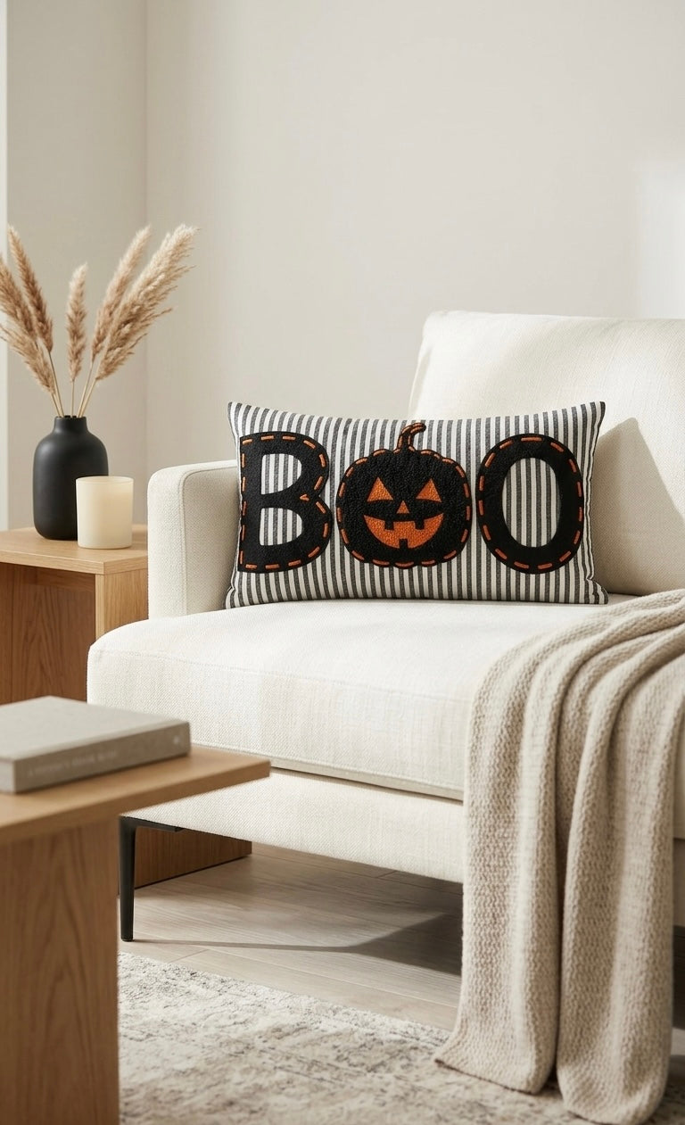 Stripe Lumbar Cushion Cover front