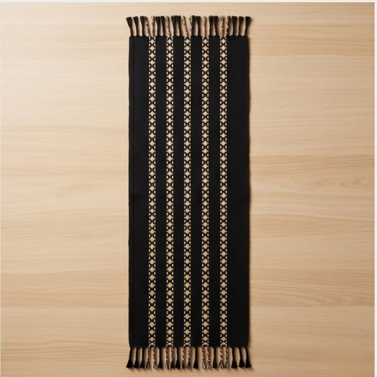 Swarna-Kala Tassel Table Runner - 6 Seater