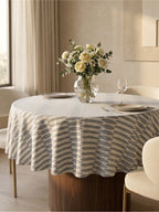 Catania Lattice Tablecloth - 6 Seater Round