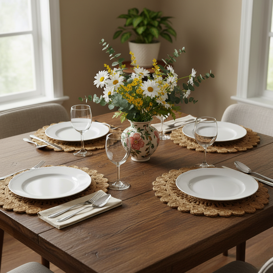 Solara Scalloped Jute Placemat