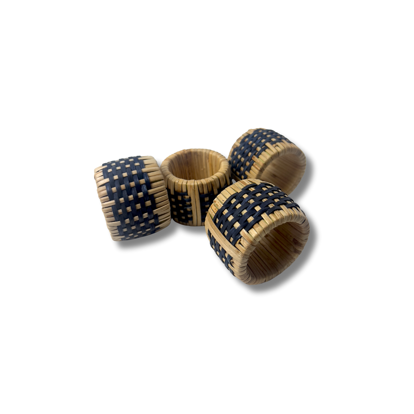 Karu Rattan Napkin rings - Set of 4 - Premium Home Decor by Moraari