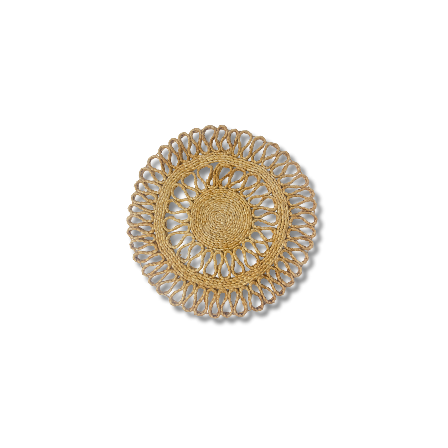 Vanya Petal-Lace Jute Placemat