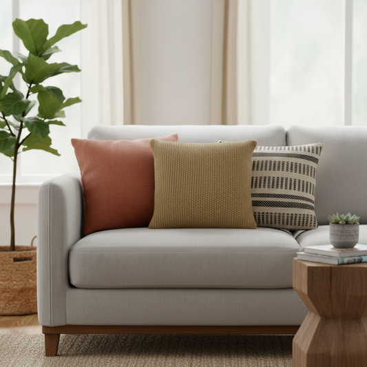 Amber Knit Cushion Cover