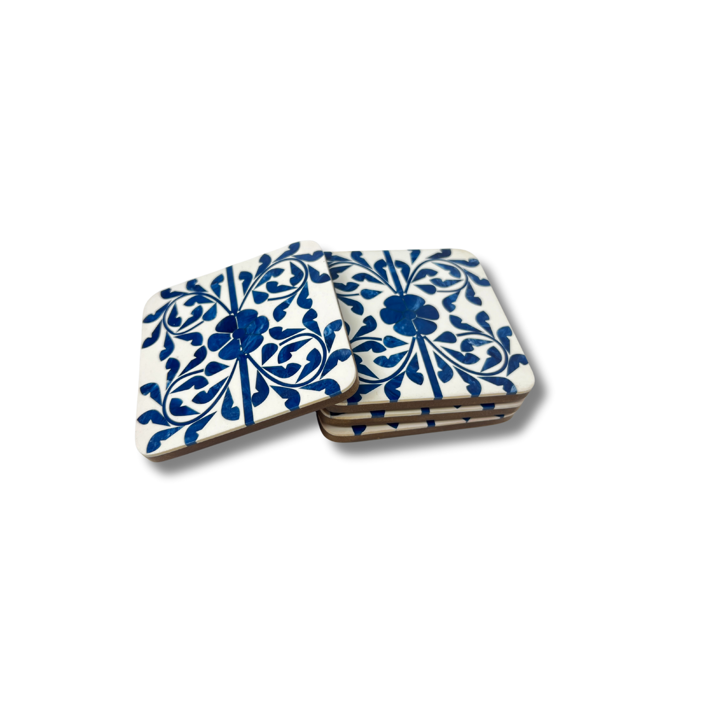 Nila Moroccan Coasters - Set of 4 - Premium Home Decor by Moraari