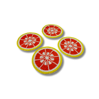 Narangi Beaded Coasters - Set of 4 - Premium Home Decor by Moraari