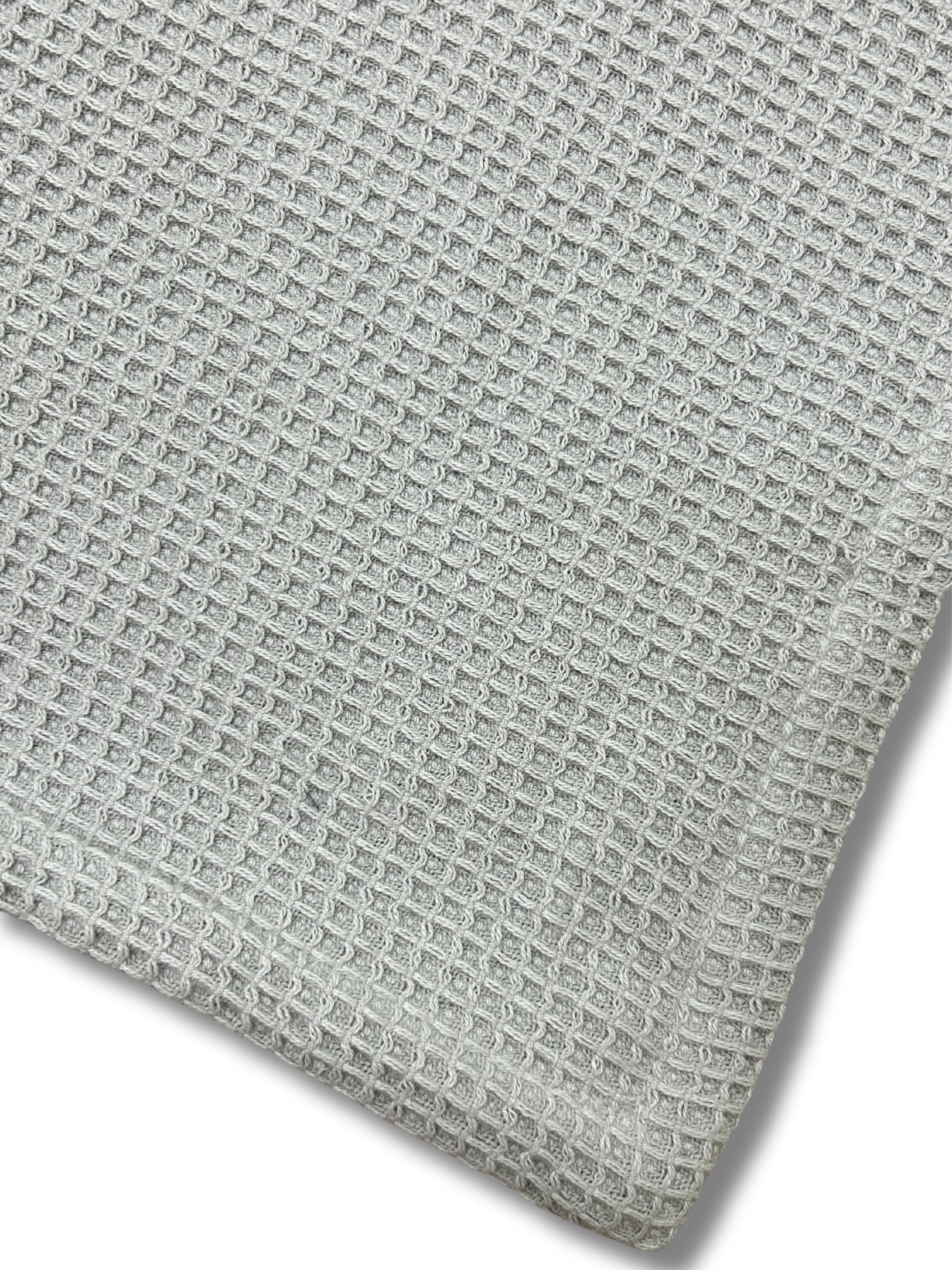 Slate Waffle Blanket - King