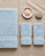 Zephyr Blue Towel Set - 1 Bath, 2 Hand