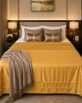 Ambar Hemstitch Cotton Bedsheet - 600 TC - King