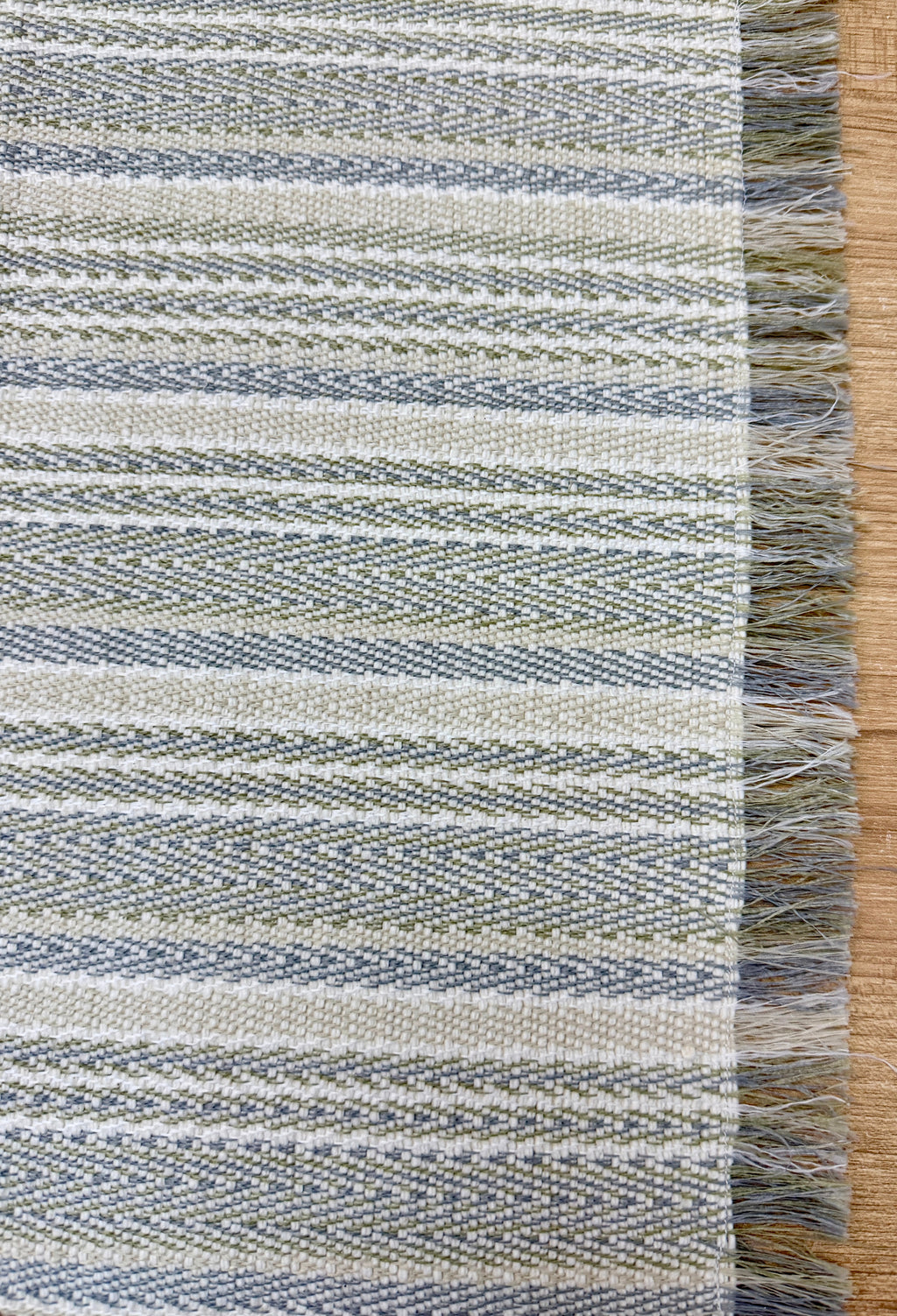 Nordic Frost Woven Table Runner - 6 Seater