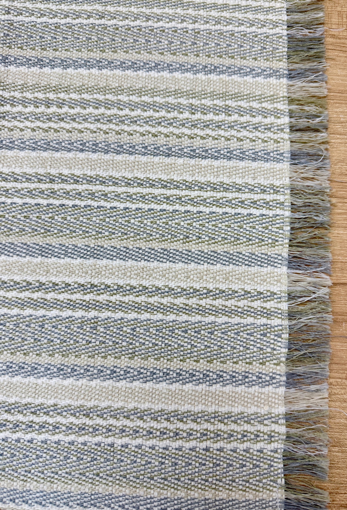 Nordic Frost Woven Table Runner - 6 Seater