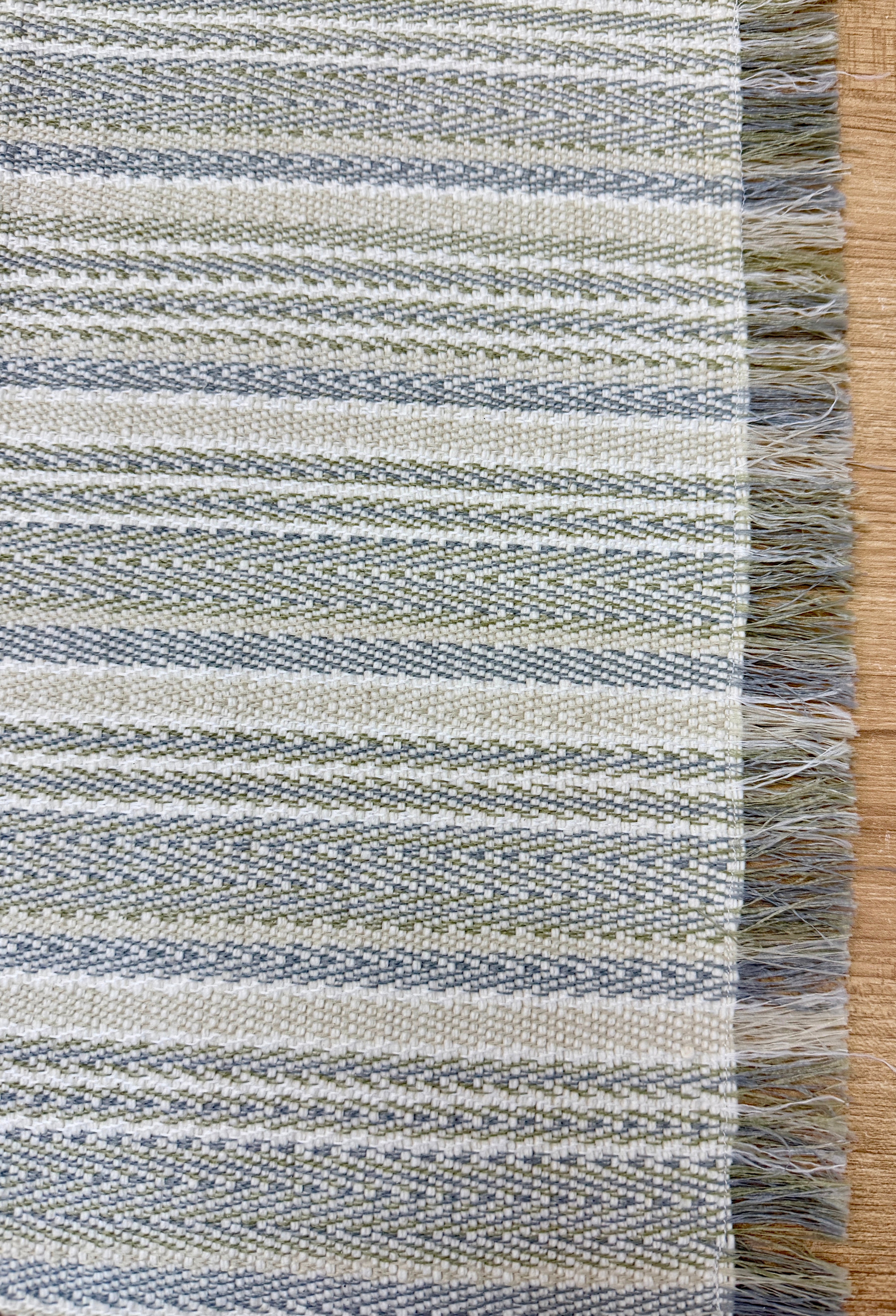 Nordic Frost Woven Table Runner - 6 Seater