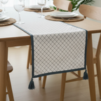 Onyx Frame Quilted 6 Seater Table Runner - Premium Home Decor by Moraari