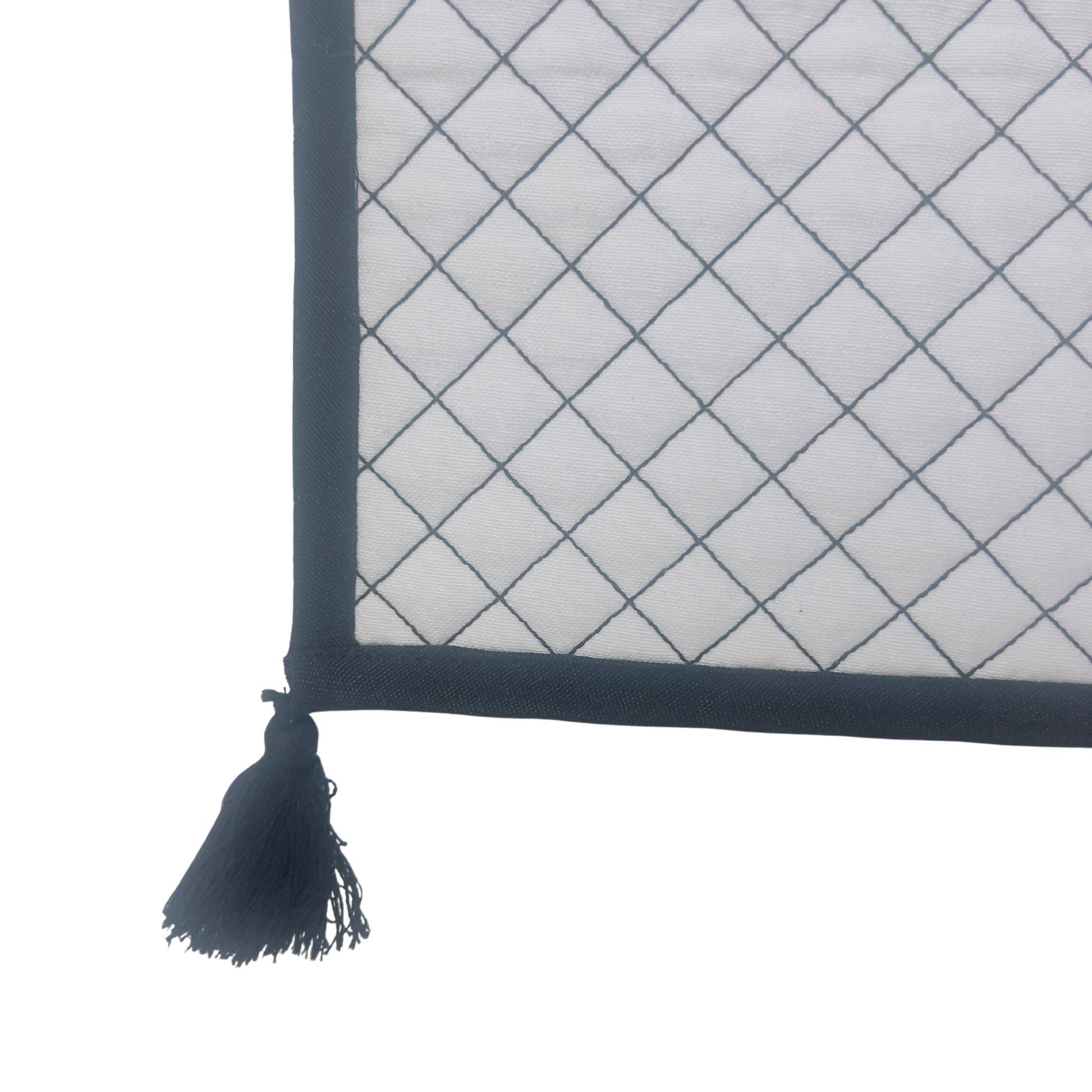 Onyx Frame Quilted 6 Seater Table Runner - Premium Home Decor by Moraari