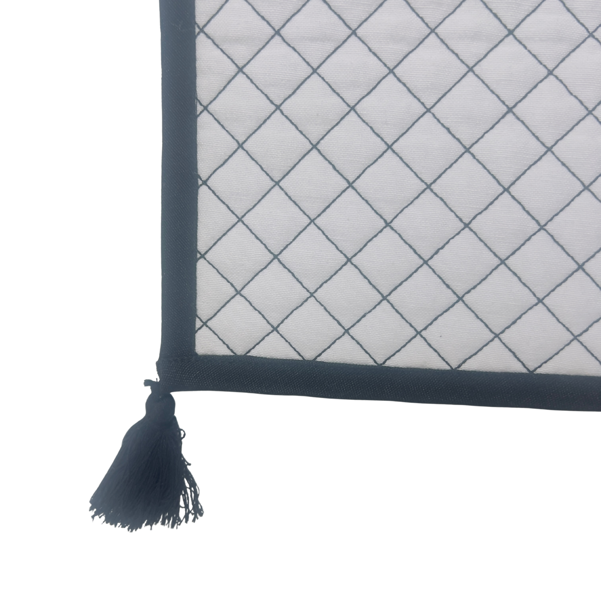 Onyx Frame Quilted 6 Seater Table Runner - Premium Home Decor by Moraari