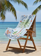 Tropical Shoreline Beach Towel - Premium Home Decor by Moraari