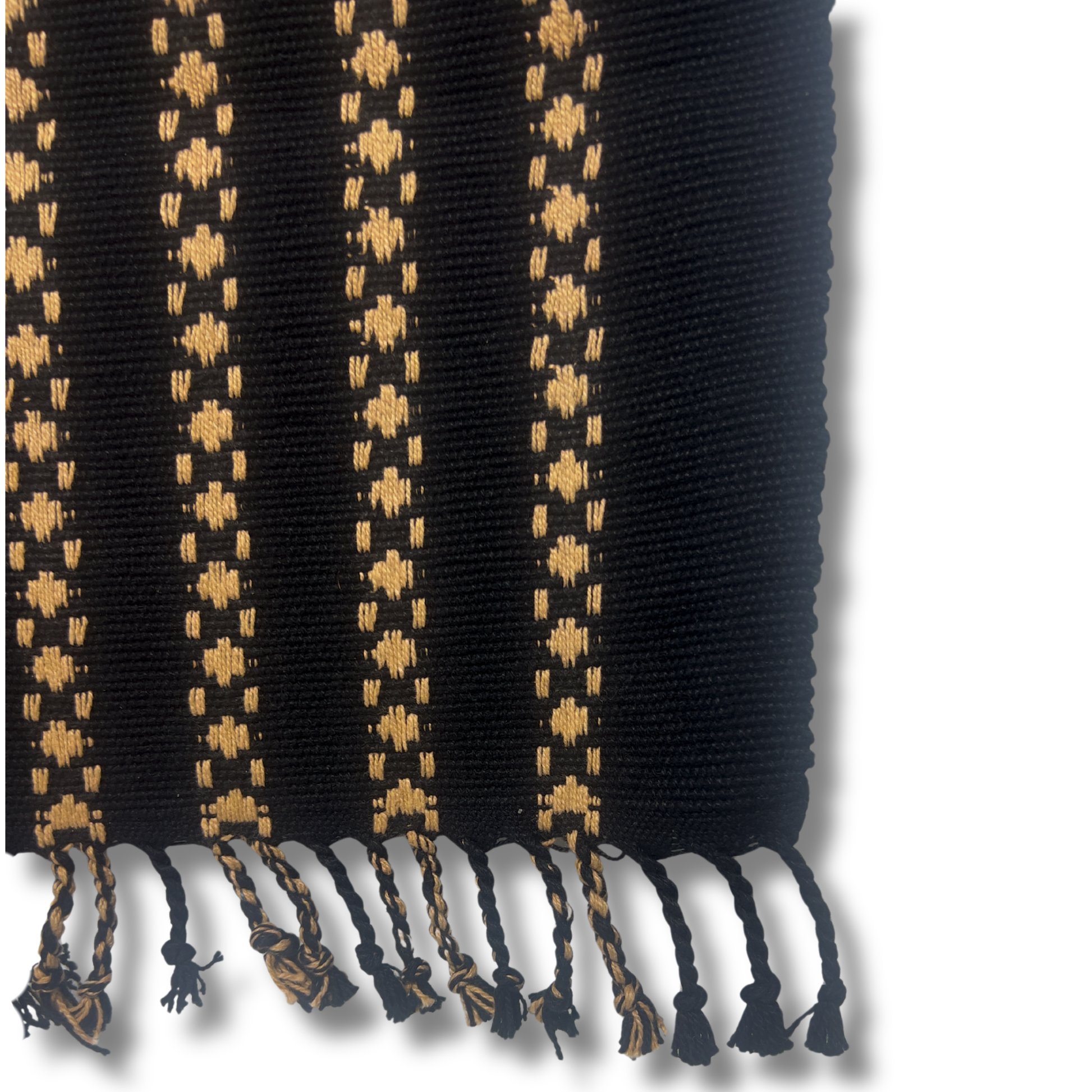 Swarna-Kala Tassel 6 Seater Table Runner - Premium Home Decor by Moraari