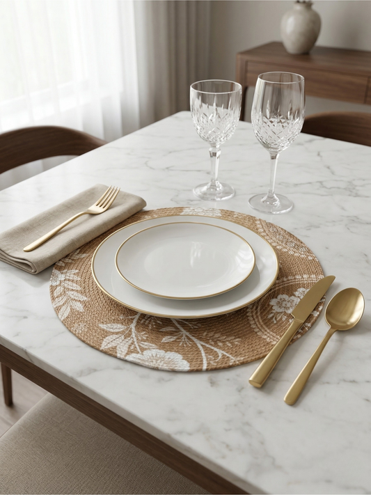 Araya Braided Placemat - Set of 2 - Premium Home Decor by Moraari
