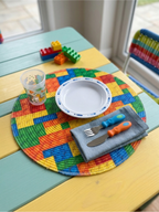 Play-Block Braided Placemat - Set of 2 - Premium Home Decor by Moraari