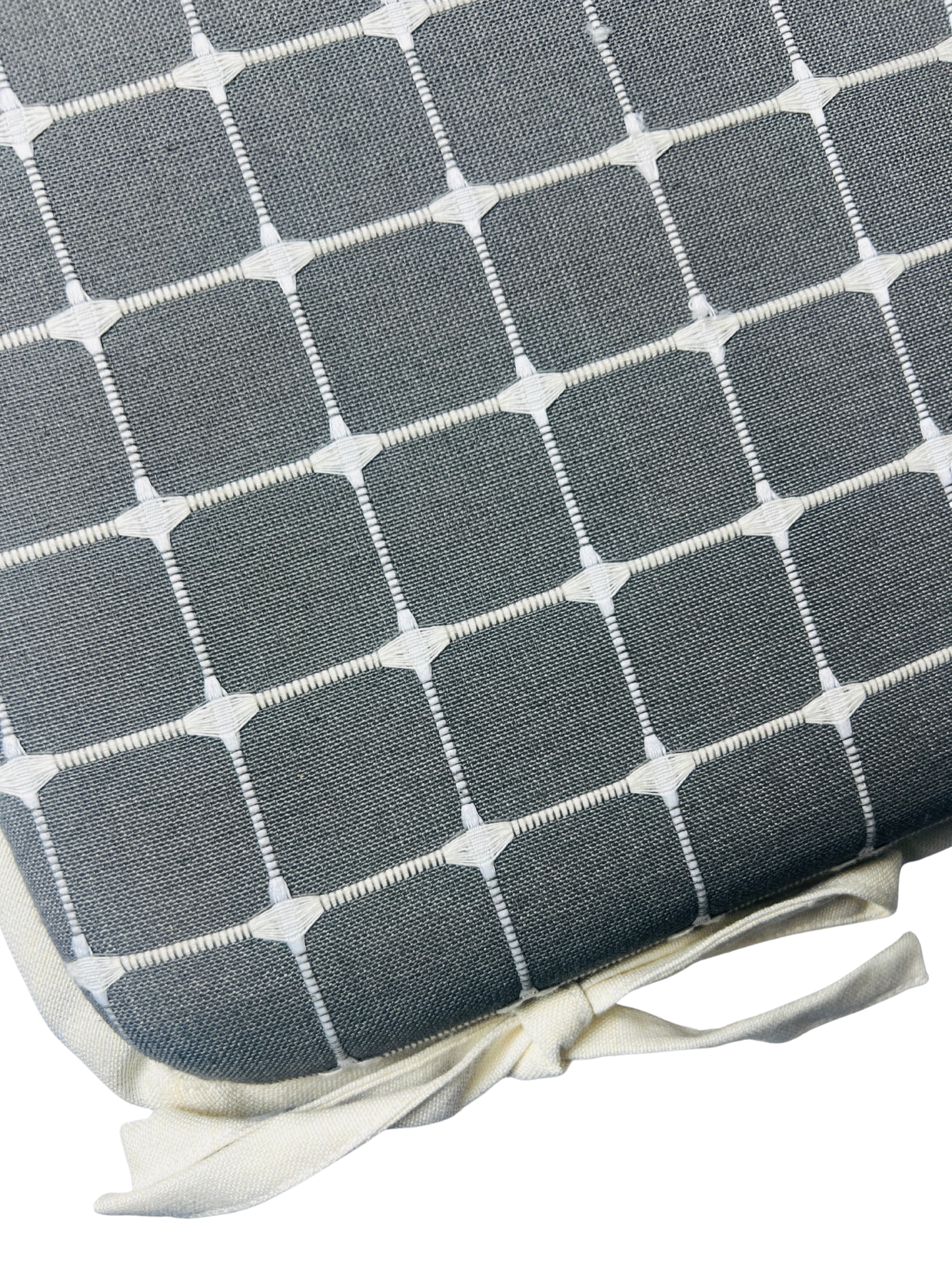 Pebble Lattice Chair Pad - Premium Home Decor by Moraari