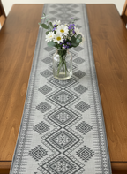 Nordic Geo Cotton Table Runner - Premium Home Decor by Moraari