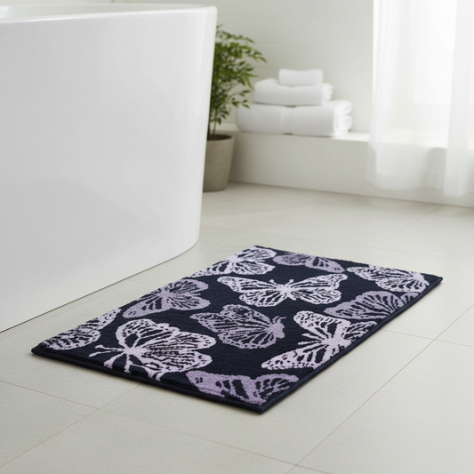 Shahi Titli Tufted Anti Skid Mat - Premium Home Decor by Moraari