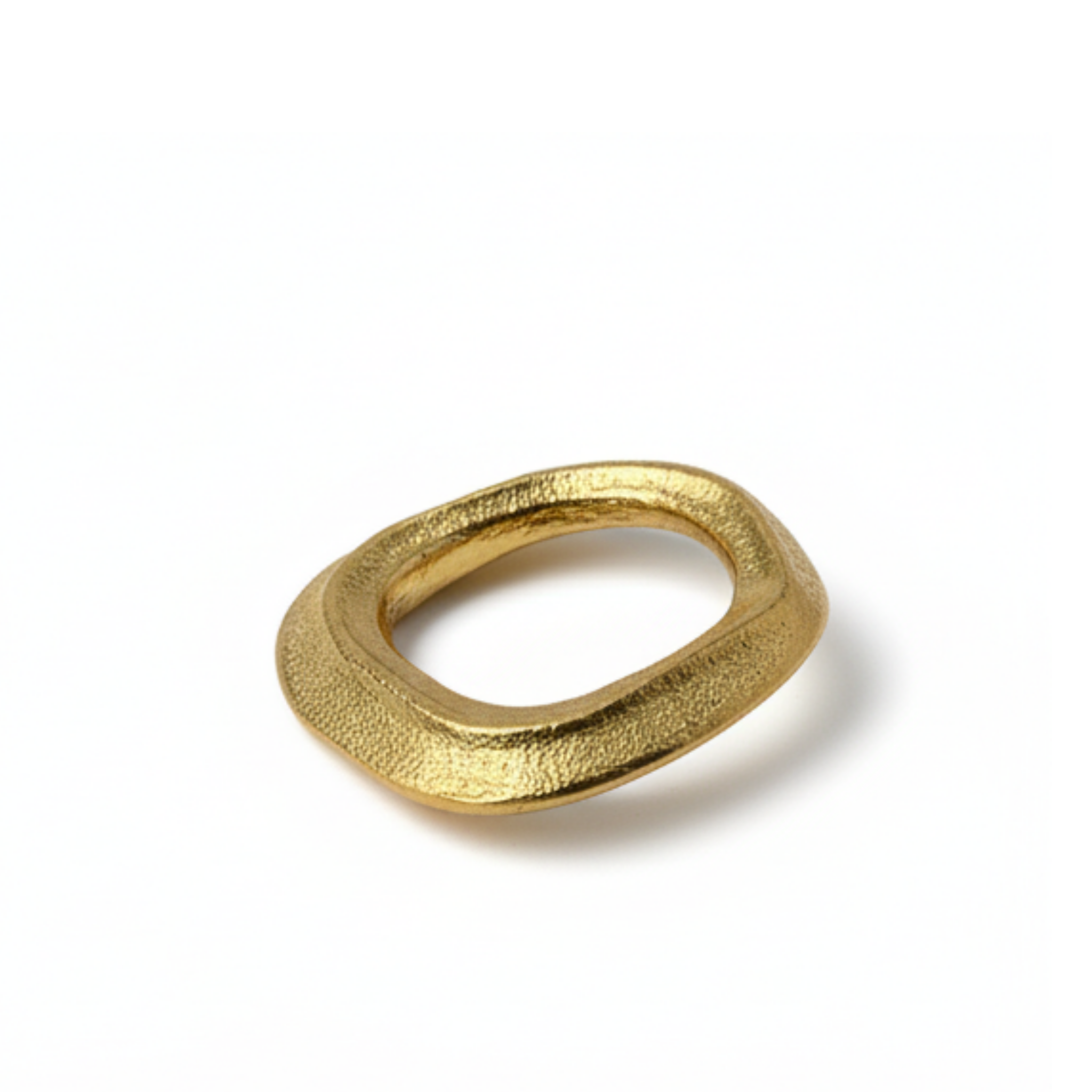 Aurelia Hammered Gold Napkin Rings - Set of 4 - Premium Home Decor by Moraari