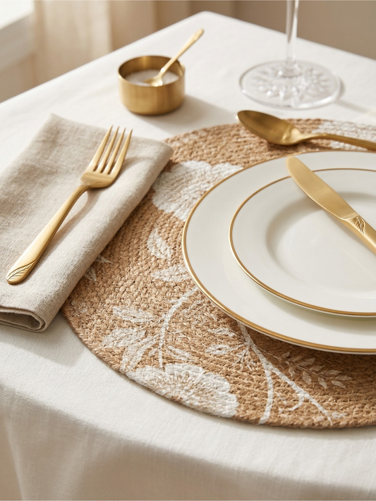 Araya Braided Placemat - Set of 2 - Premium Home Decor by Moraari