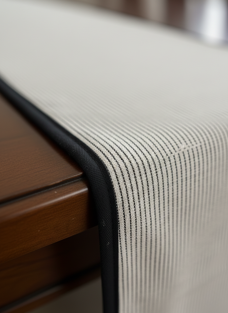 Pinstripe Frame Table Runner