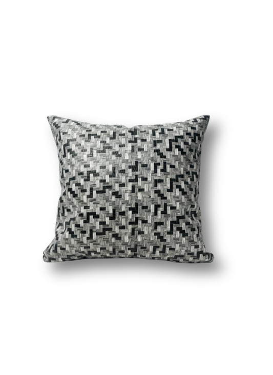 Slate Vegan Leather Cushion Cover - Premium Home Decor by Moraari