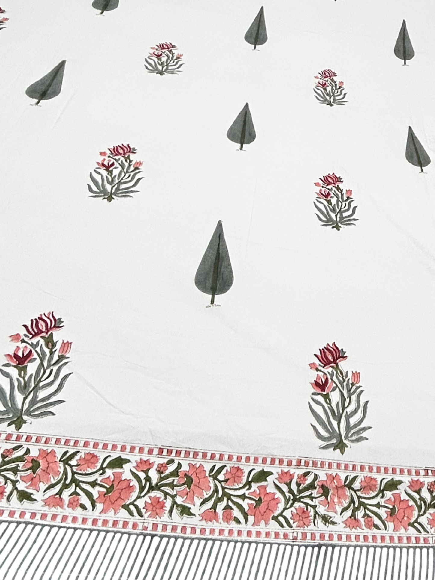 Amer Bagh Cotton Percale Bedsheet - Premium Home Decor by Moraari