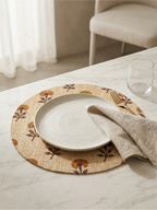 Mitti Buta Braided Placemat - Set of 2 - Premium Home Decor by Moraari