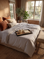 Caspian Nautical Stripe Bedsheet - 350 TC - King