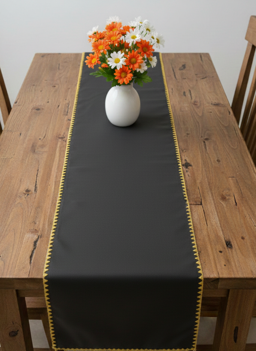 Aura Alabaster Reversible Table Runner - Premium Home Decor by Moraari