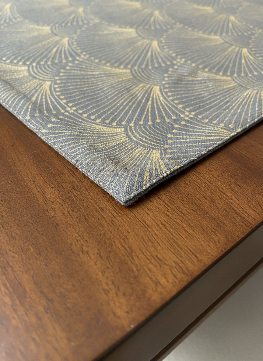 Midnight Fanfare Printed Table Runner