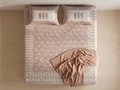 Gulab Jaal Cotton Percale Bedsheet - Premium Home Decor by Moraari