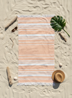 Peach Sands Fouta Beach Towel - Premium Home Decor by Moraari