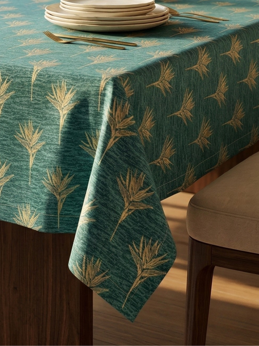 Palm Teal Tablecloth - Large - Premium Home Decor by Moraari