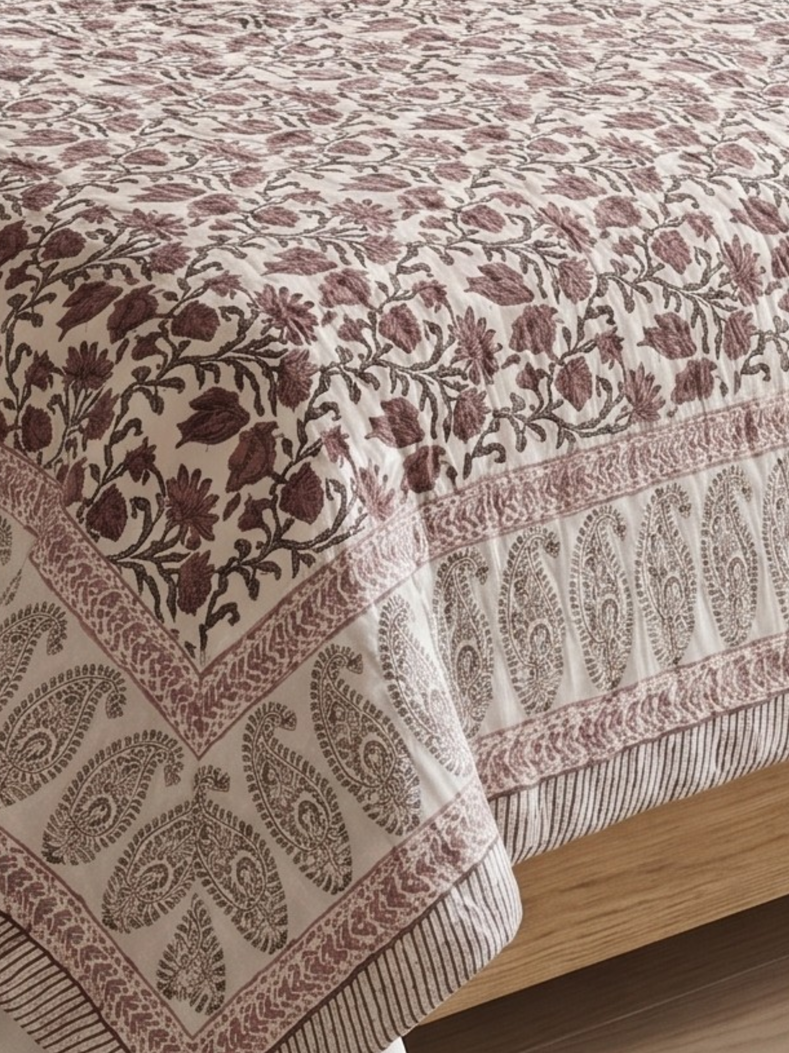 Gulaab Jaal AC Quilt - Mulmul - Premium Home Decor by Moraari