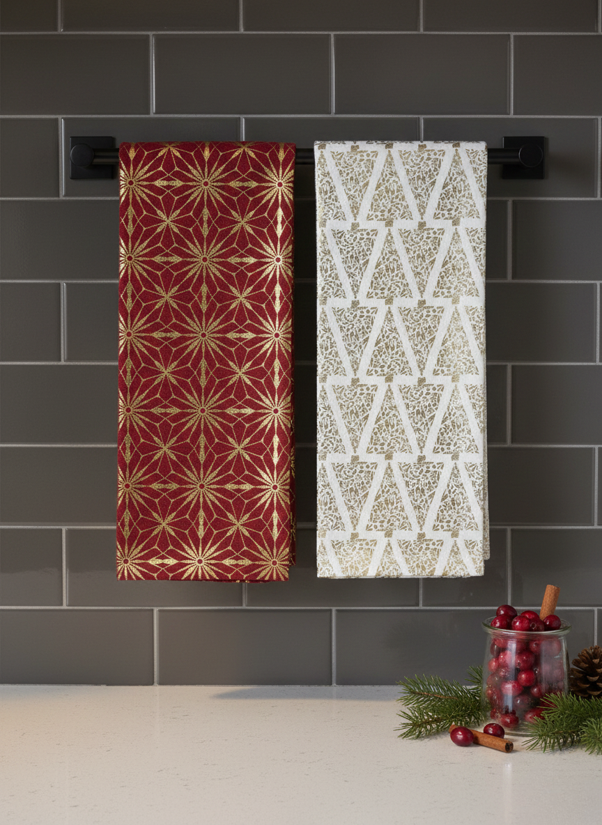 Aurelian Forest Hand Towel - Set of 2 - Premium Home Decor by Moraari