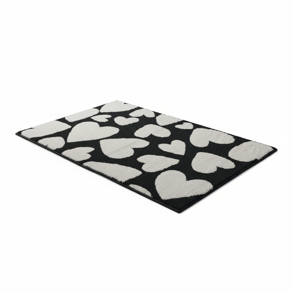 Amoura Heart Anti Skid Mat - Premium Home Decor by Moraari