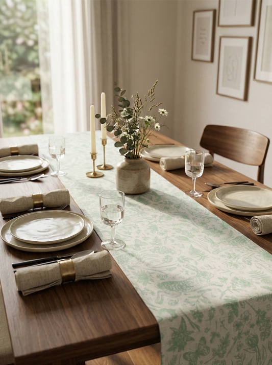 Wildflower Table Runner - Premium Home Decor by Moraari