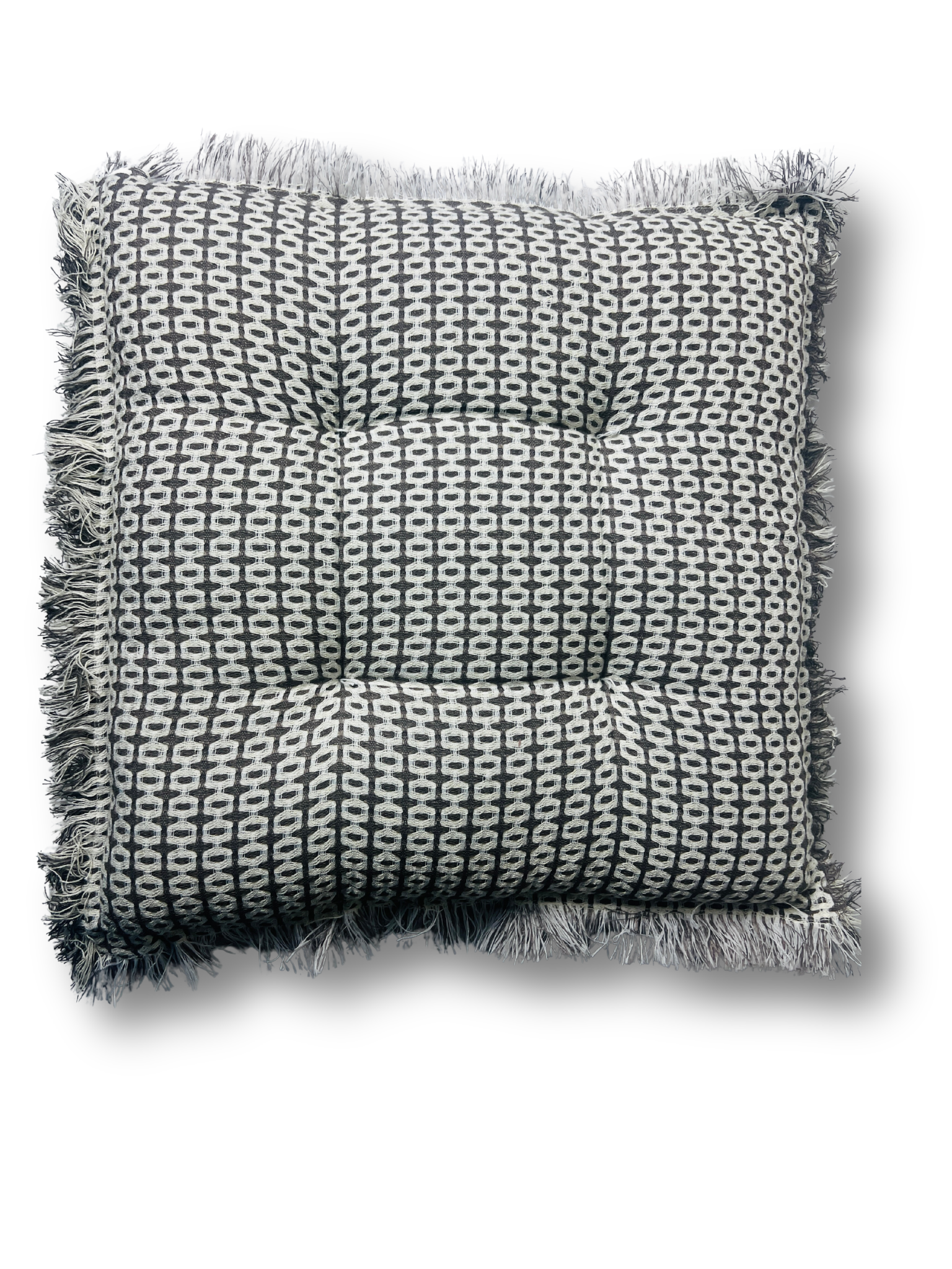 Zahara Fringe Floor Cushion - Premium Home Decor by Moraari